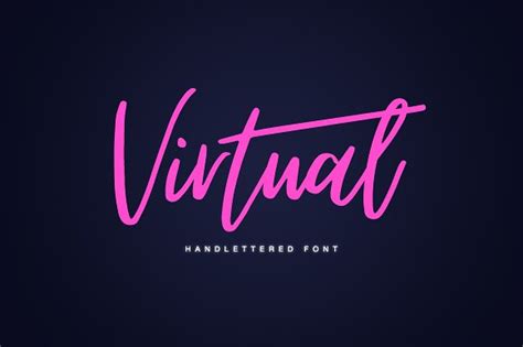 Virtual Font .